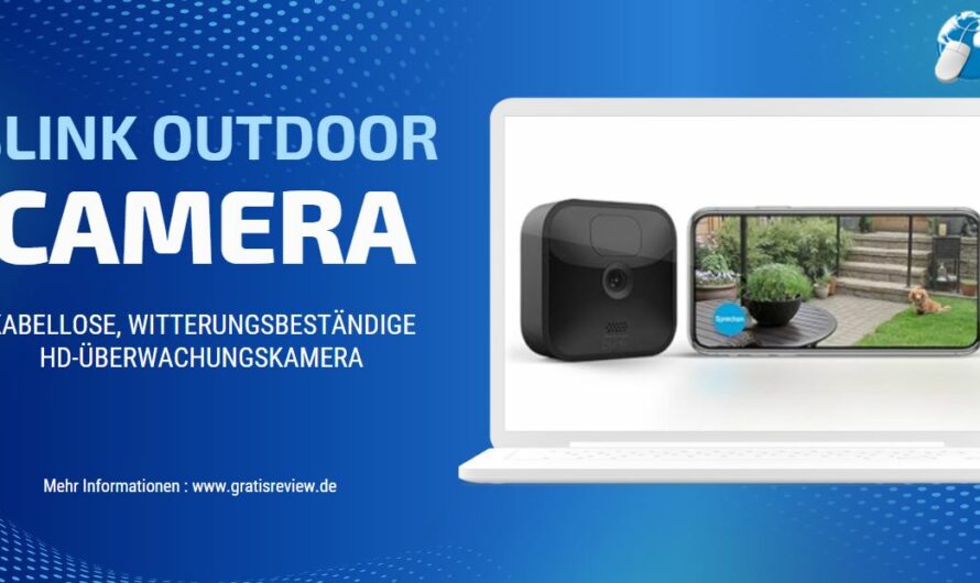Blink Outdoor Kamera – Kabellose, witterungsbeständige HD-Überwachungskamera